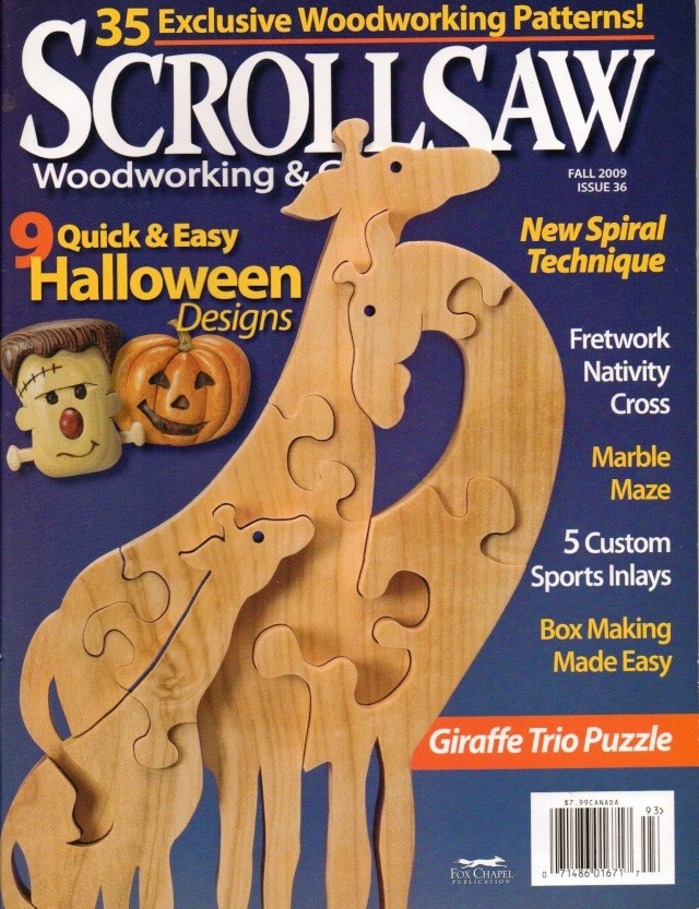 Revista Scrollsaw Woodworking & Crafts #36 -2009- PDF