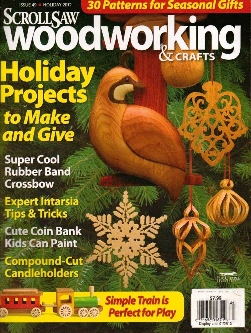 Scrollsaw Woodworking &amp; Crafts Magazine #49 Holiday 2012